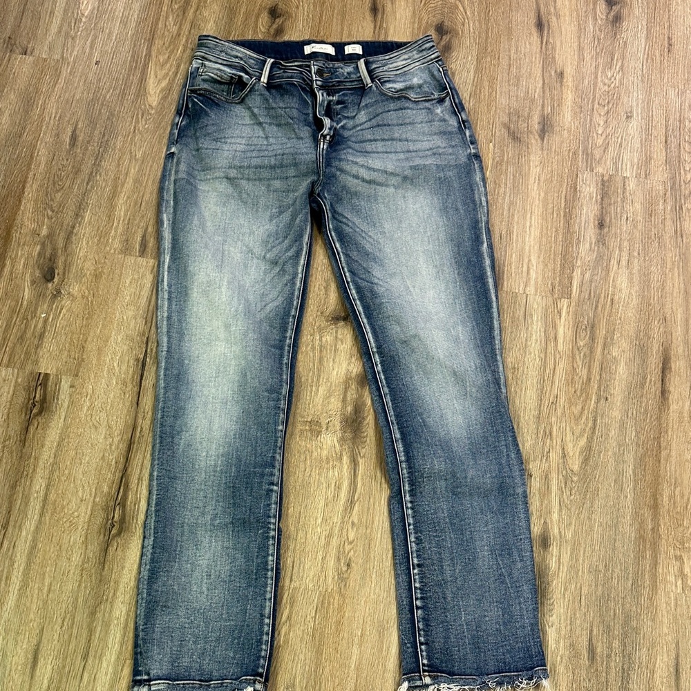 KanCan Straight Leg Jeans - Dark Blue